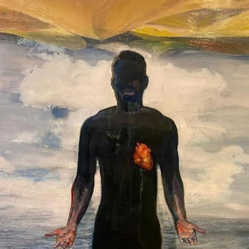 Oil painting on paper, 100 x 120 cm | 39 × 47 in