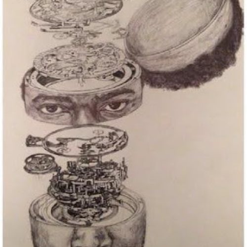 Ballpoint pen on paper,   
50 × 70 cm | 20 × 28 in