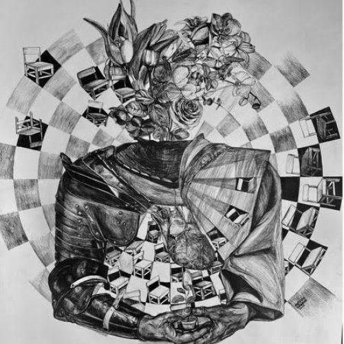 Ballpoint pen on paper, 80 x 80cm | 31,3 x 31.5 in